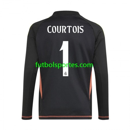 Camiseta Real Madrid Thibaut Courtois 1 Portero Segunda Equipación 2024/2025